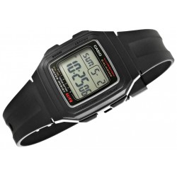 Zegarek Męski CASIO F-201WA-1ADF 10 Bar Do pływania