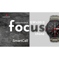 Smartwatch Giewont Focus SmartCall GW430-2 - Stone