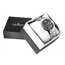 Zegarek Męski Giewont Apex Chrono GW6480-1 Chronograf Silver/Black