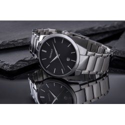 Zegarek Męski GIEWONT Timeless GW4290-2 Silver/Black