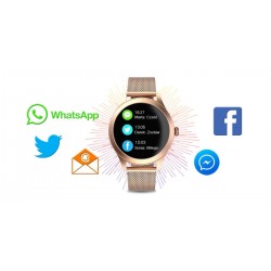 Damski SMARTWATCH G.Rossi SW014G-2 Różowe złoto