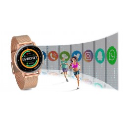 Damski SMARTWATCH G.Rossi SW015-4 Różowe złoto