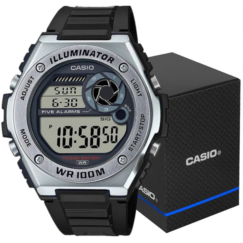 Zegarek Casio MWD-100H-9AVEF 10 BAR Do pływania Unisex + BOX