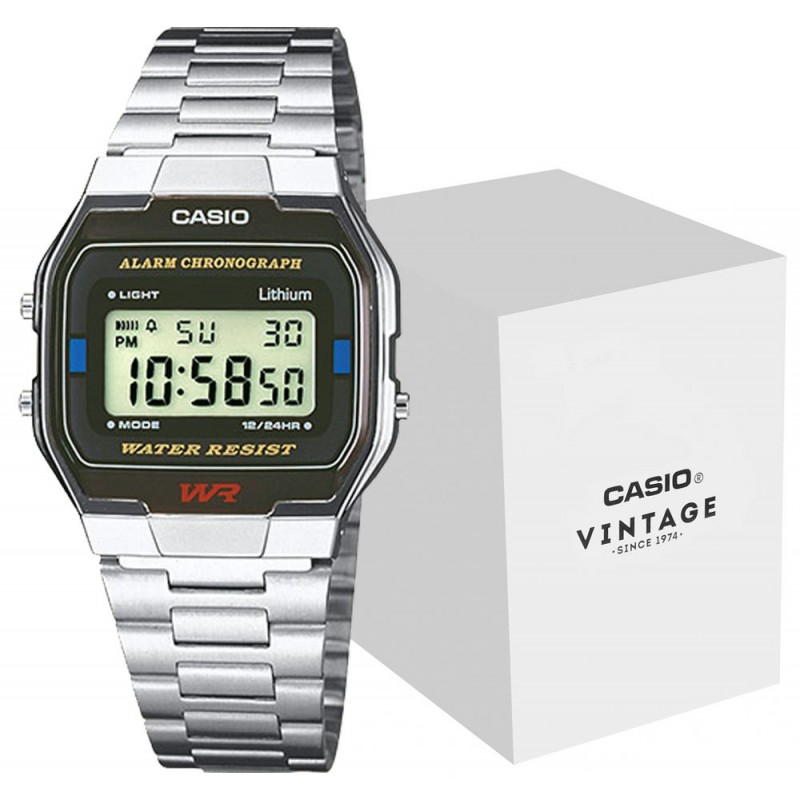 Zegarek CASIO A163WA-1QES Unisex + BOX