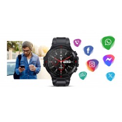 Smartwatch Giewont Focus SmartCall GW430-1 - Carbon