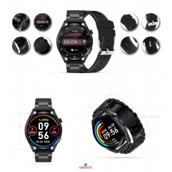 Smartwatch Giewont Vertex SmartCall GW450-2 Carbon/Carbon Leather