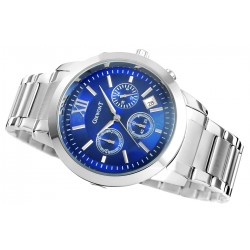 Zegarek Męski Giewont Apex Chrono GW6480-2 Chronograf Silver/Blue