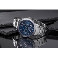 Zegarek Męski Giewont Apex Chrono GW6480-2 Chronograf Silver/Blue