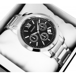 Zegarek Męski Giewont Apex Chrono GW6480-1 Chronograf Silver/Black