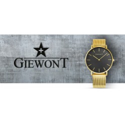 Zegarek Damski GIEWONT Harmony GW1970-2 Black/Gold Effect