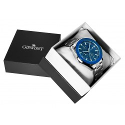 Zegarek Męski Giewont PrimeChrono GW8620-2 Chronograf Silver/Blue