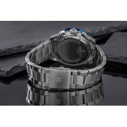 Zegarek Męski Giewont PrimeChrono GW8620-2 Chronograf Silver/Blue