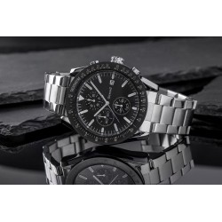 Zegarek Męski Giewont PrimeChrono GW8620-1 Chronograf Silver/Black