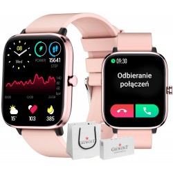 Smartwatch Giewont Dynamic SmartCall GW230-1 - Rose Gold/Powder Pink