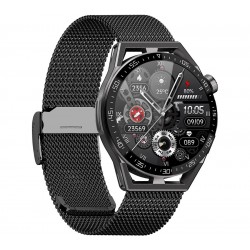 Smartwatch  Rubicon RNCE88-2 Czarny- Czarny Pasek Silikonowy + Czarna Bransoleta