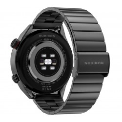 Smartwatch Rubicon RNCE99-2 Czarno-Czarny + Czarny Pasek Silikonowy