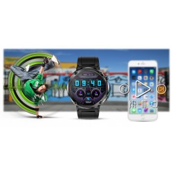 Smartwatch Gravity GT21-3 + Czarny Pasek Silikonowy